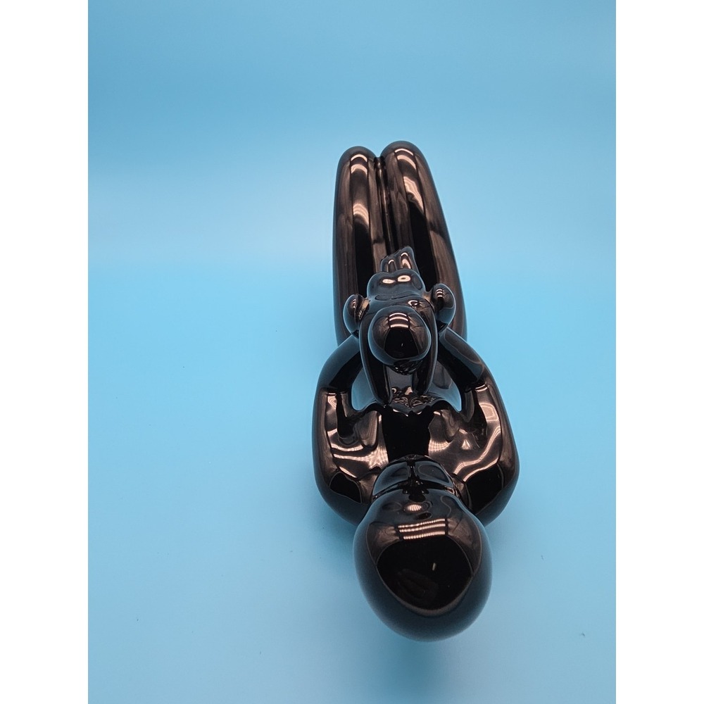 Vintage 90s Mother Mom and Child Baby Sculpture Abstract Art Deco Black - Picture 4 of 8